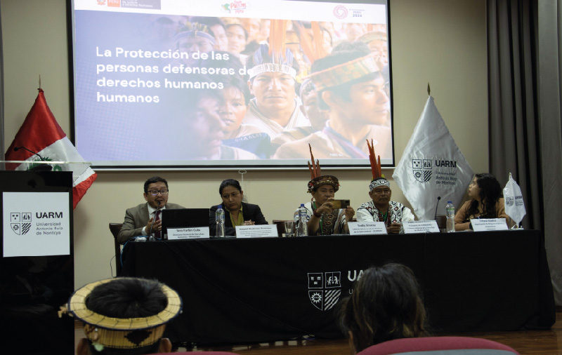 Foro Impacto y riesgos para defensores de derechos humanos en la lucha por sus territorios