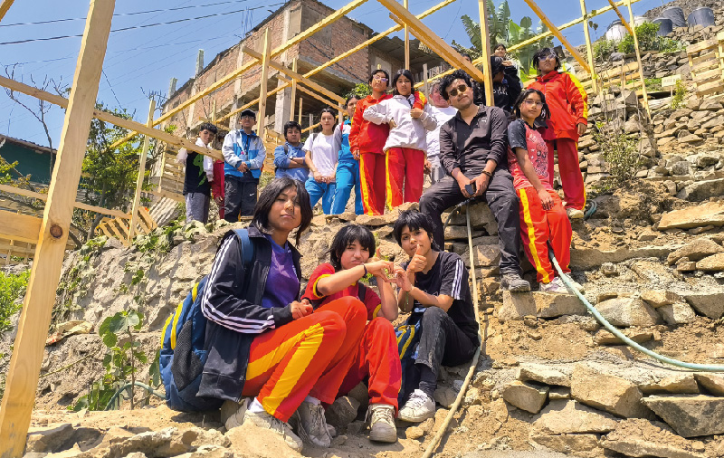proyecto de ayuda de Cáritas Chosica